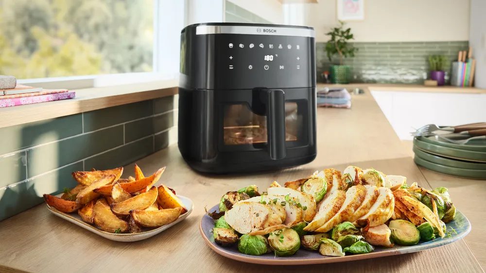 BOSCH MAF671B1 S6 forrólevegős sütő 7,2 literes kosárral és 8 programmal – 2. kép