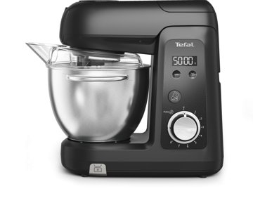 TEFAL QB5458F0 Bake Partner+ fekete konyhai robotgép 4,6 literes tállal