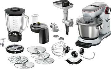BOSCH MUM9BX5S61 OptiMUM konyhai robotgép beépített mérleggel, 1500 W teljesítménnyel