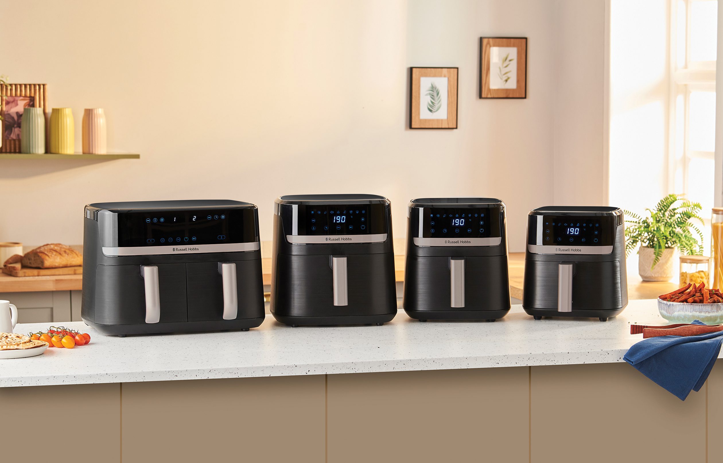 RUSSELL HOBBS 27680-56/RH SatisFry 9 l-es, kétkosaras airfryer – 23. kép