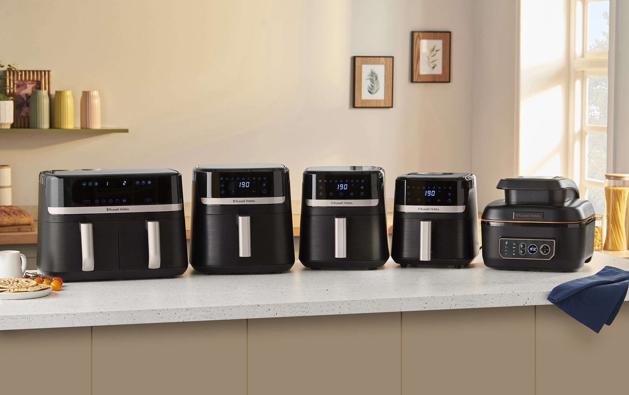 RUSSELL HOBBS 27680-56/RH SatisFry 9 l-es, kétkosaras airfryer – 24. kép