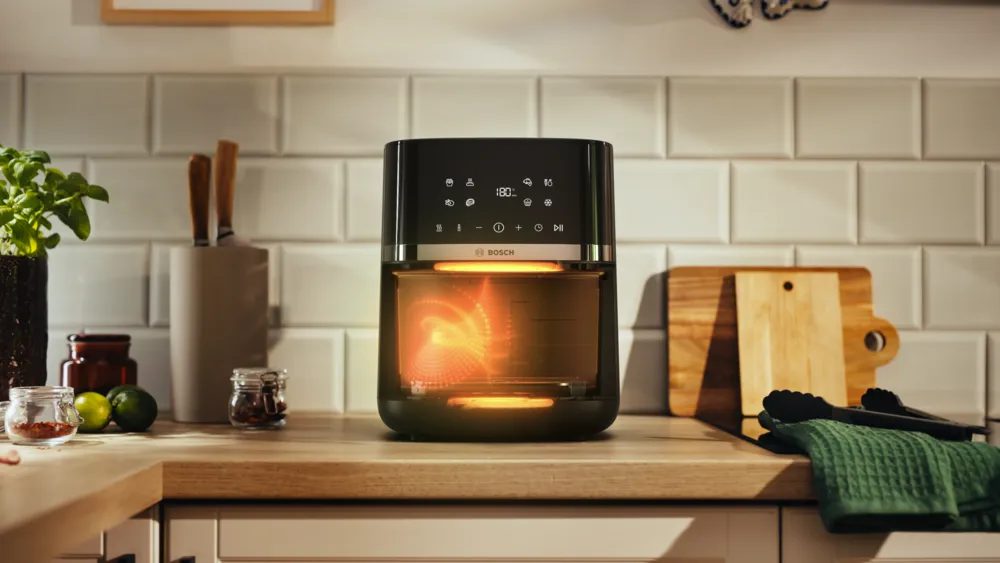 BOSCH MAFS2462B S4 forrólevegős sütő 6,1 literes kosárral és 9 programmal – 3. kép
