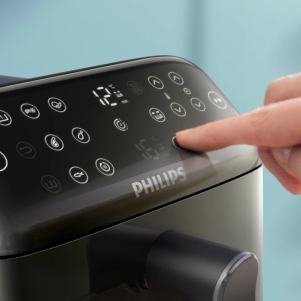 PHILIPS 4000 Series NA462/70 10 l-es emeletes, dupla kosaras forrólevegős sütő – 7. kép