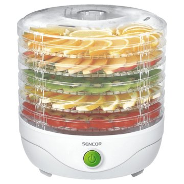 SENCOR SFD 750WH fehér gyümölcsaszaló 5 szárítószitával