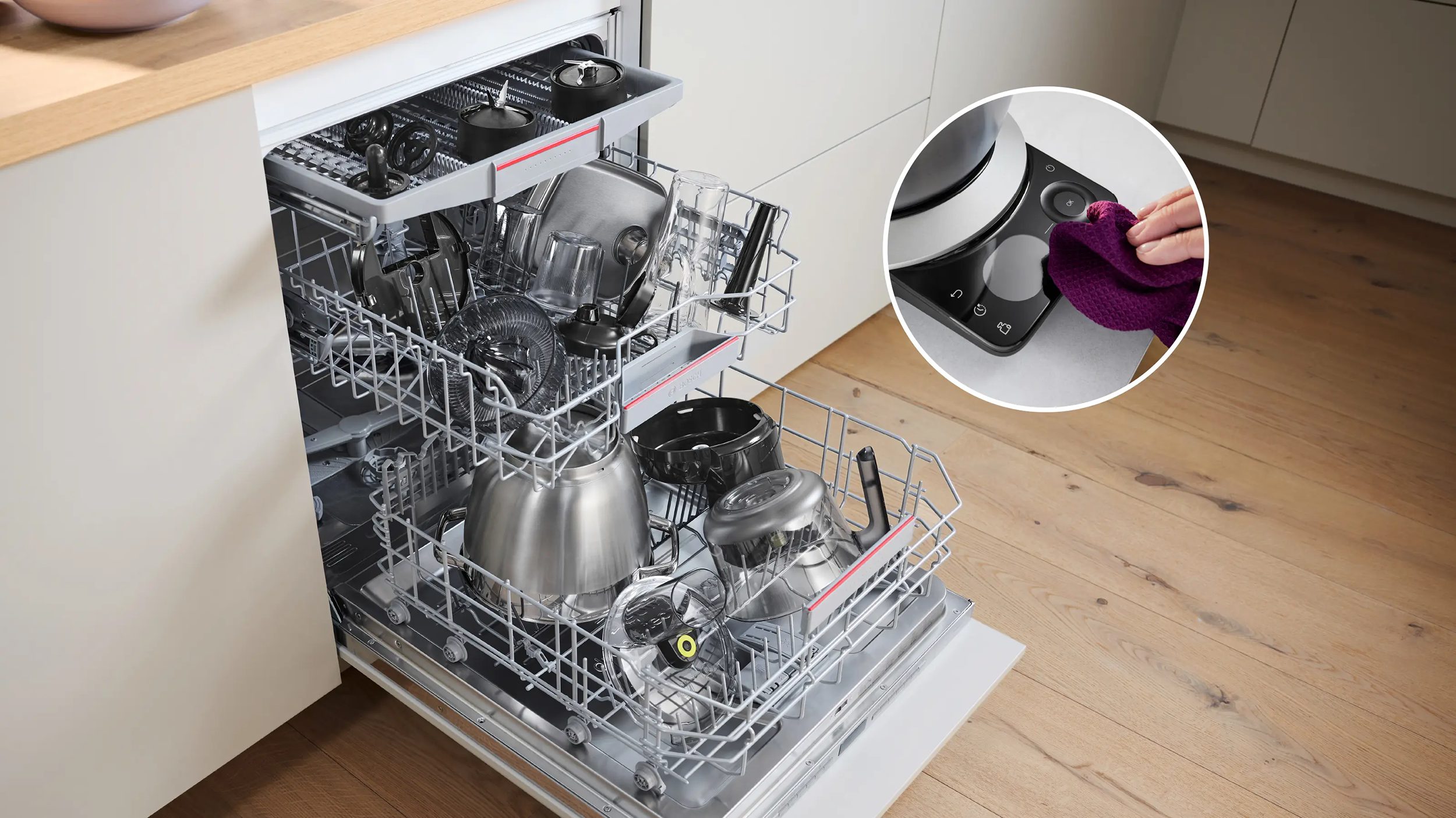 BOSCH MUMS8ZS00 Serie8 konyhai robotgép beépített mérleggel, 1800 W, fekete/inox – 8. kép